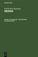 Litteratur - Philosophie - Zeitgeschichte 3112375793 Book Cover