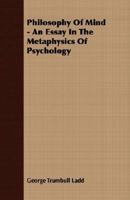 Philosophy of Mind 1022176714 Book Cover