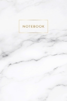 Notebook: Soft White Marble - Notizbuch in moderner Marmor Optik ca. DIN A5 (6x9''), kariert, 108 Seiten, Wei�er Marmor mit Gold f�r Notizen, Termine und Skizzen - Ideal als Organizer, Kalender, Semes 1708198296 Book Cover