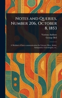 Notes and Queries, Number 206, October 8, 1853 1023165309 Book Cover