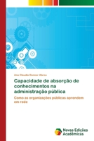 Capacidade de absorção de conhecimentos na administração pública 6202408626 Book Cover