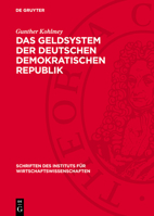 Das Geldsystem Der Deutschen Demokratischen Republik 3112749642 Book Cover