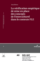 La Vérification Empirique de Mise En Place Des Concepts de Lʹinterculturel Dans Le Contexte Fle 3631731809 Book Cover