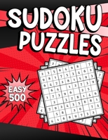 Sudoku Puzzles Easy 500: Sudoku Puzzle Book - 500 Puzzles and Solutions for Adults & Kids - Easy Level Tons of Fun for your Brain! Volume 9. B08BDVMY49 Book Cover