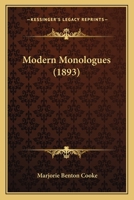 Modern Monologues 1016200471 Book Cover
