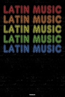 Latin Music Notebook: Latin Music Retro Music Journal 6 x 9 inch 120 lined pages gift B083X6NLG1 Book Cover