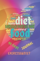Hello New Me 90 Days Exercise & Diet Journal: 3 Months Food Journal And Fitness Tracker ( Keep Record Daily Track Eating, Habits, Activity, Set Diet For Reduce Loss Weight ) 1707877025 Book Cover