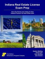 Indiana Real Estate License Exam Prep: All-In-One Review and Testing to Pass Indiana's Pearson Vue Real Estate Exam 1965482236 Book Cover