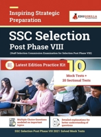 SSC Selection Post Phase VIII Exam 2021 10 Mock Test + Sectional Test + Previous Year Paper 9390239052 Book Cover