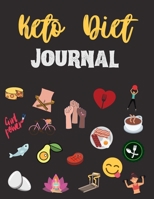Keto Diet Journal For Women: Weight Loss Tracker, Monthly Progress, Task Challenges, Ketogenic Foods, Grocery Ideas and much more ! 1657466744 Book Cover