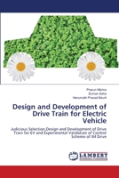 Design and Development of Drive Train for Electric Vehicle 3659121800 Book Cover