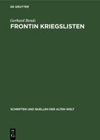 Frontin Kriegslisten 3112650379 Book Cover