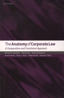 The Anatomy of Corporate Law: A Comparative and Functional Approach 0199565848 Book Cover