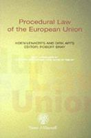 Procedural Law Of The European Union 0421651709 Book Cover