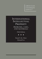 International Intellectual Property, Problems, Cases, and Materials (American Casebook Series) B0DMQKSJSG Book Cover