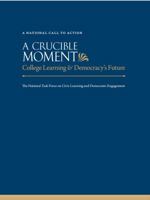 A Crucible Moment: College Learning & Democracy’s Future 0982785054 Book Cover