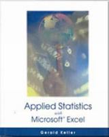 Applied Statistics (with Microsoft Excel and CD-ROM) 0534371124 Book Cover
