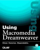 Using Macromedia Dreamweaver 1.2 0789716267 Book Cover