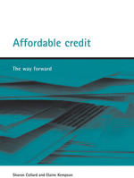 Affordable credit: The way forward 1861346875 Book Cover