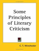 Some Principles of Literary Criticism (hardback) 1021242748 Book Cover