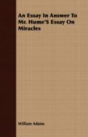 An Essay in Answer to Mr. Hume's Essay on Miracles 1018271341 Book Cover