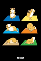 Notebook: Yoga Bodybuilding Notizbuch f�r das Fitnessstudio I Workout Log Book Gewichtheben I Track your Progress Kraftsteigerung Cardio und Kraft A5 Paperback 110 Seiten Fitness Notizen Workout Buch  1693836459 Book Cover