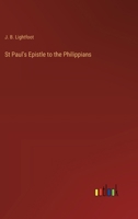 St Paul's Epistle to the Philippians 3385207665 Book Cover