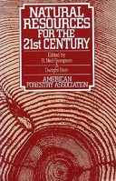 Natural Resources for the 21st Century 1559630027 Book Cover