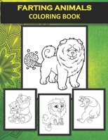 Farting Animals Coloring Book: Animal farts coloring book-Fart coloring book for kids B08JLQLRBF Book Cover