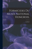 Formicides Du Musée National Hongrois. 1015338275 Book Cover