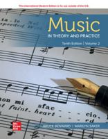 ISE Music in Theory and Practice Volume 2 1260571033 Book Cover