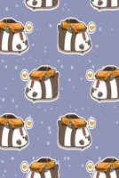 Notizbuch Panda mit Auto: Notizbuch modernes und auff�lliges Notizbuch kariert 120 karierte Seiten Din A5 perfekt als Notizheft, Tagebuch und Journal Geschenk f�r Pandafans und CO2-K�mpfer 1712357336 Book Cover