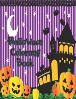 Halloween Coloring Book: Cute Halloween Book for Kids,  3-5 yr olds 1690152737 Book Cover