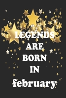 Real Queens Are Born On february Birthday Gift Women Girl  Notebook/Journal 6x9 120 Pages: This awesome A queen was born in  february happy birthday 1650021259 Book Cover