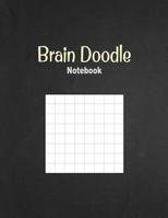 Brain Doodle Notebook: 1/2” graph ruled, 100 Pages 1977634354 Book Cover