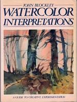Watercolor Interpretations 089134196X Book Cover