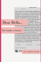 Dear Bella...: This Family Is F**ked B0BW27P8R1 Book Cover