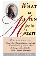 What to Listen for in Mozart 0671750925 Book Cover