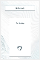Notebook: For meeting: White tile 1655557955 Book Cover