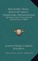 Apunchis Yesus-Kiristup Santu Yoancama Ehuangeliun: Quichua Cayri Ynca Siminpi Quillkcasca (1880) 1168972639 Book Cover