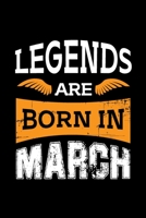 Legends Born In march 1704273544 Book Cover