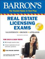 Real Estate Licensing Exams with Online Digital Flashcards 1438011865 Book Cover