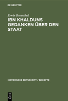 IBN Khalduns Gedanken �ber den Staat 3486764497 Book Cover