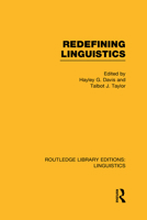 Redefining Linguistics 0415054966 Book Cover