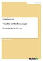 Volatilitat ALS Handelsstrategie 3956843770 Book Cover