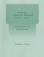 Student Solutions Manual for Foundations of Mathematics 0321174216 Book Cover
