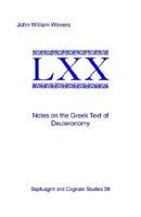 Notes on the Greek Text of Deuteronomy 1589831594 Book Cover
