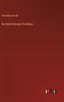 De festi breviarii fontibus 3563234671 Book Cover