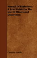 Manual of Explosives 1016069251 Book Cover