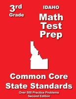 Idaho 3rd Grade Math Test Prep: Common Core State Standards 1500197769 Book Cover